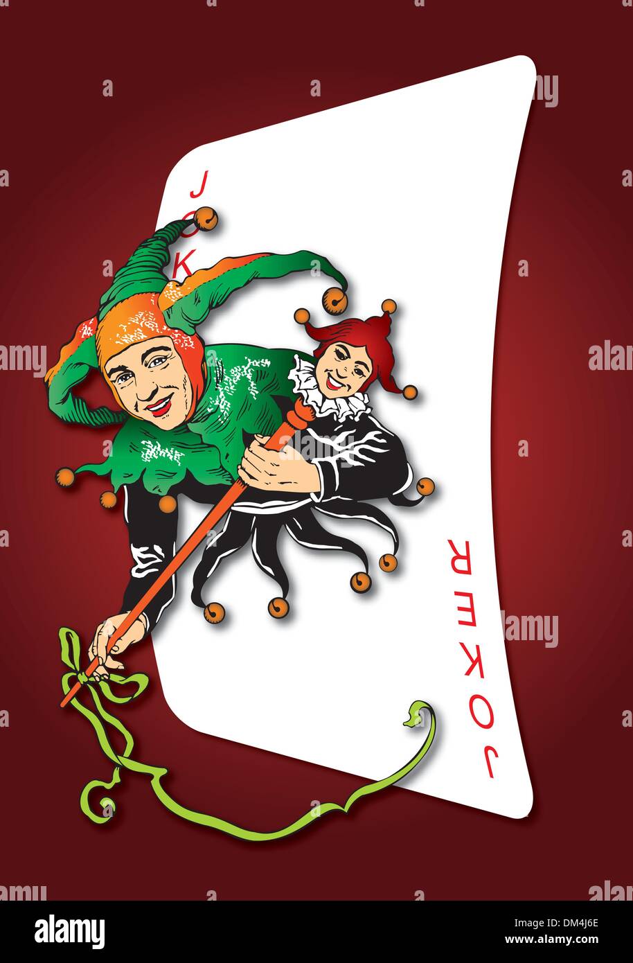 Joker Illustrazione Vettoriale