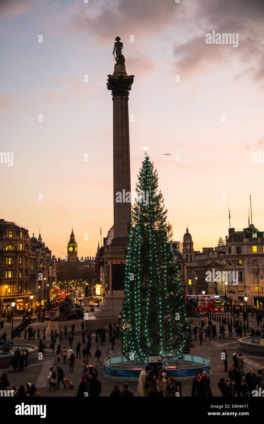 Trafalgar Square, Londra, Regno Unito. Foto Stock