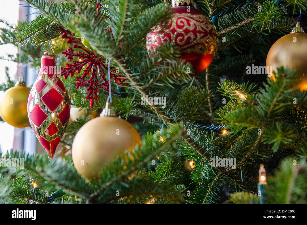 Decorazione per albero di Natale. Foto Stock