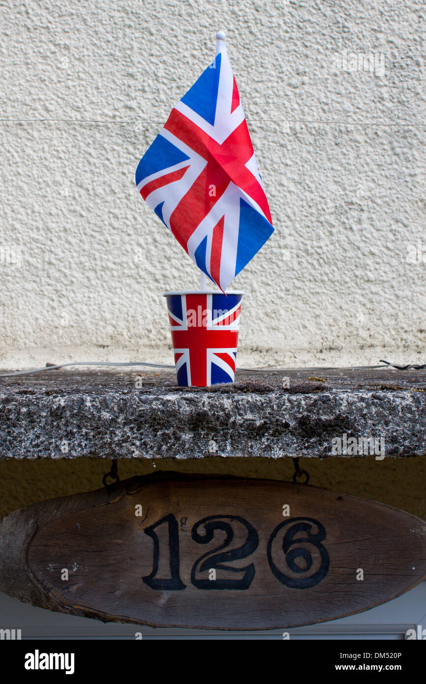 Una tazza di patriottismo Foto Stock