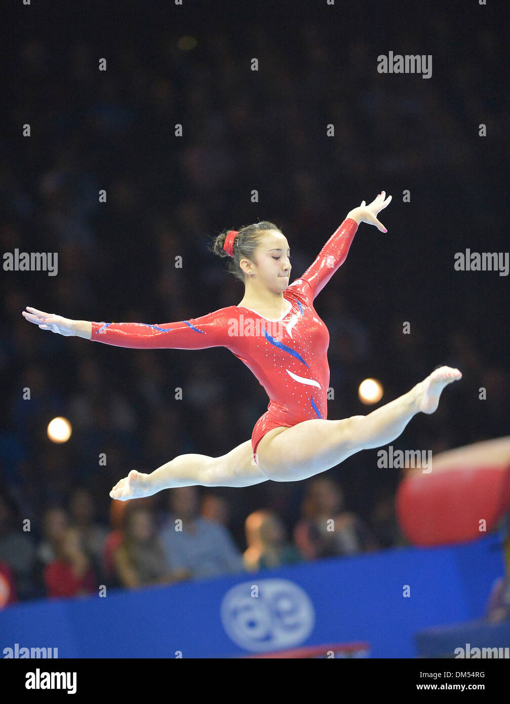 Ginnastica artistica gymastics, sport, Zurigo, fascio di equilibrio, Manon Cormoreche, concorrenza, top-class, nessun modello di rilascio, Foto Stock