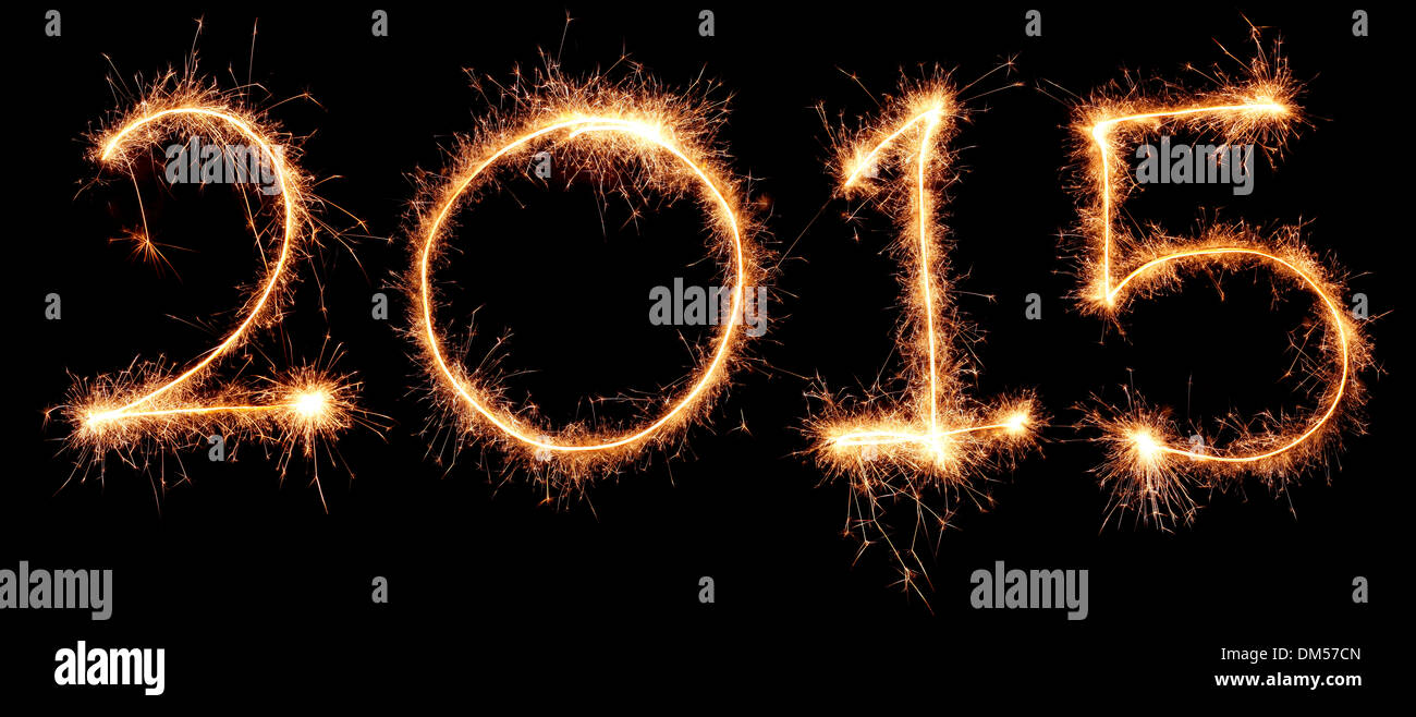 Sparklers 2015 Foto Stock