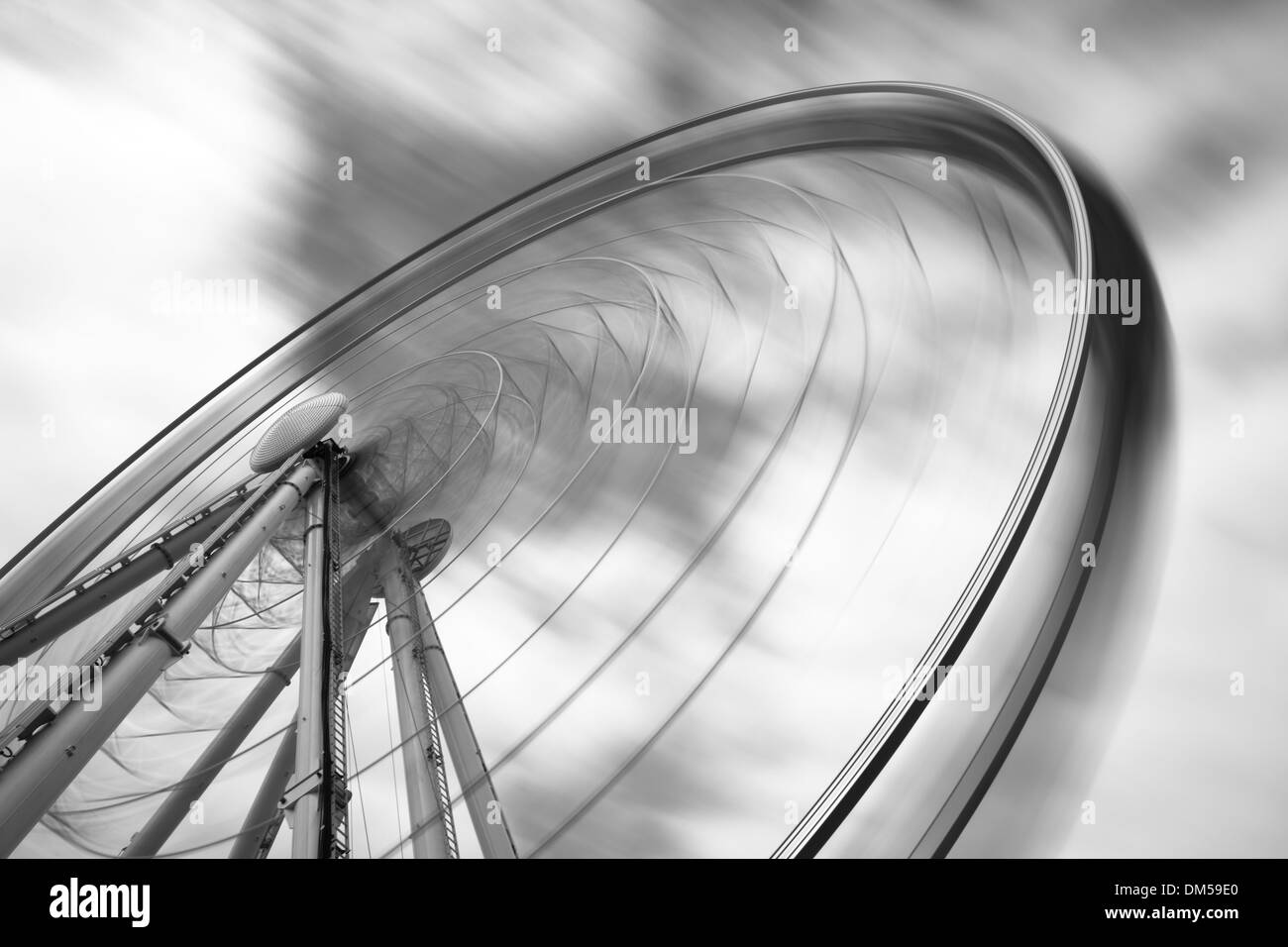 Ruota di York con esposizione lunga Foto Stock