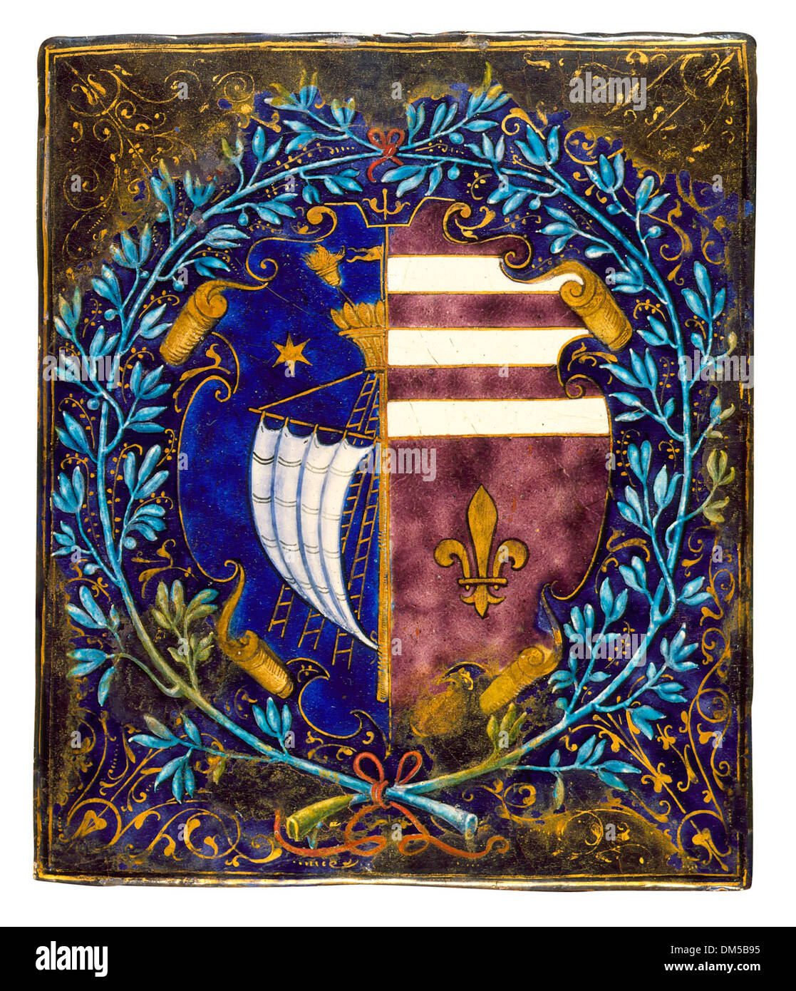 Armorial 51.13.6 della placca Foto Stock