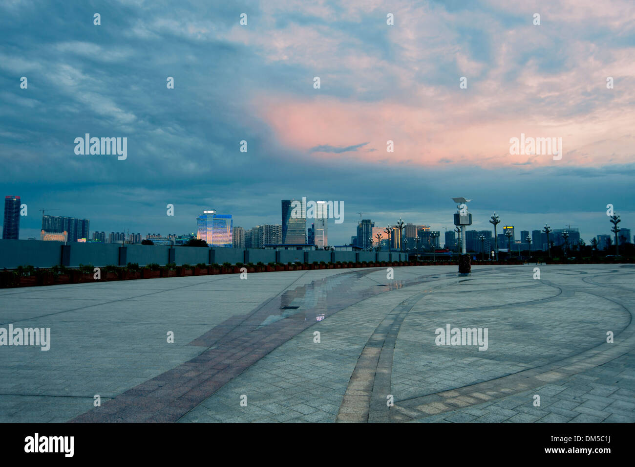 Cina centro globale a Chengdu Foto Stock