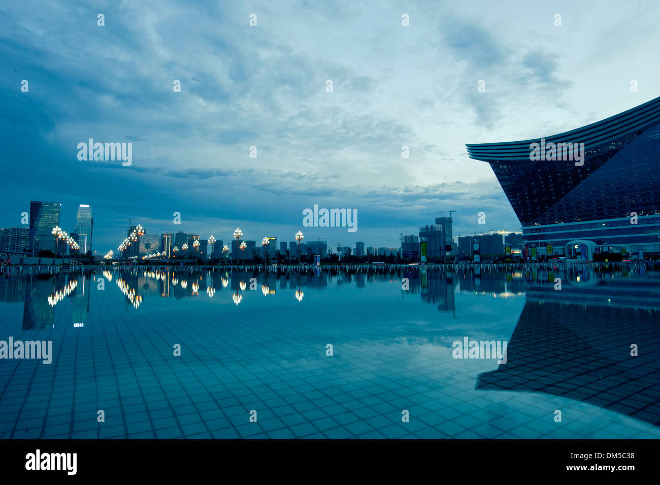 Cina centro globale a Chengdu Foto Stock