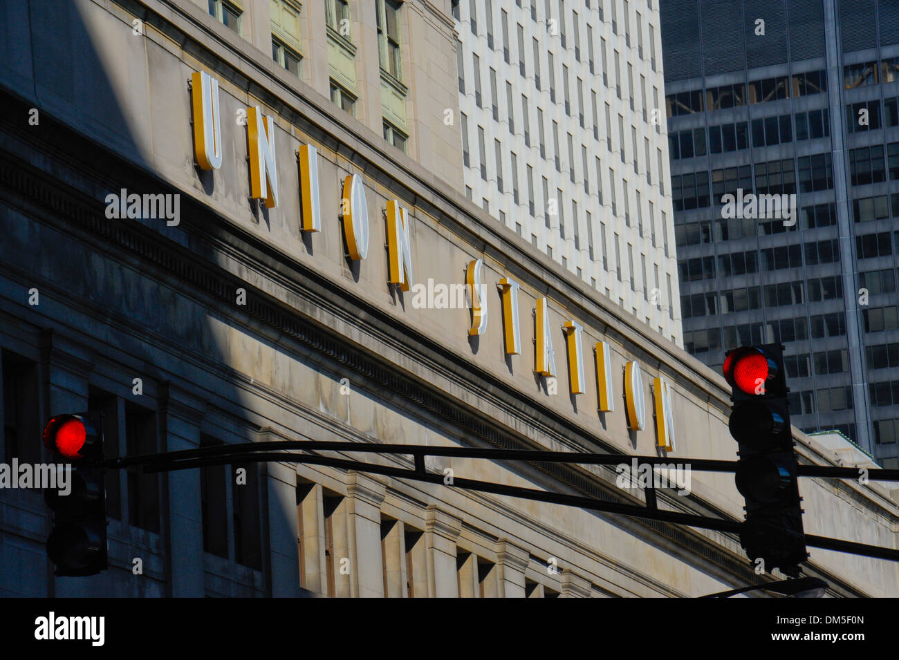 Chicago Union Station. Stazione ferroviaria, Chicago, Illinois Foto Stock