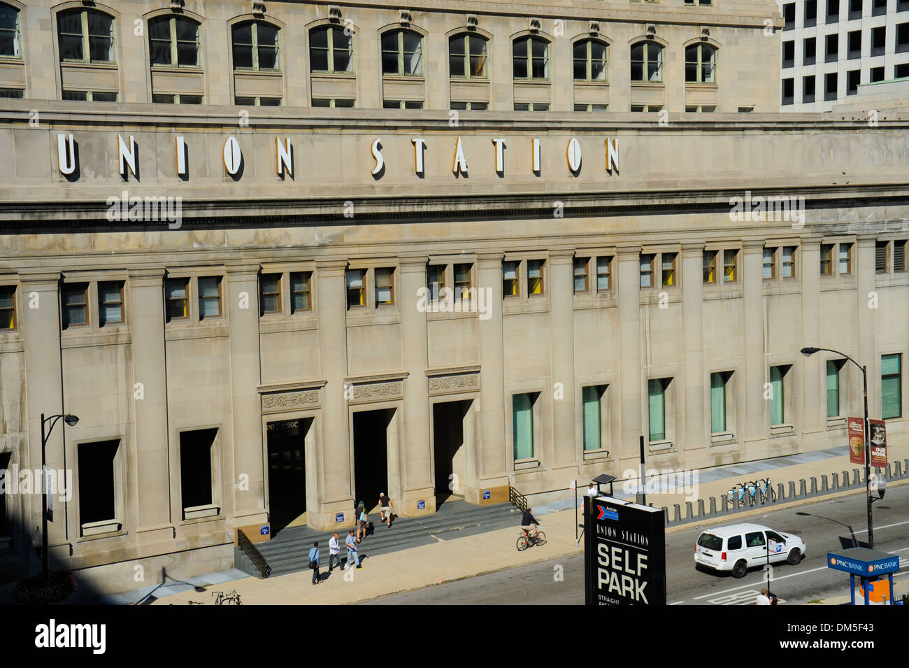 La Union Station, stazione ferroviaria, Chicago, Illinois Foto Stock