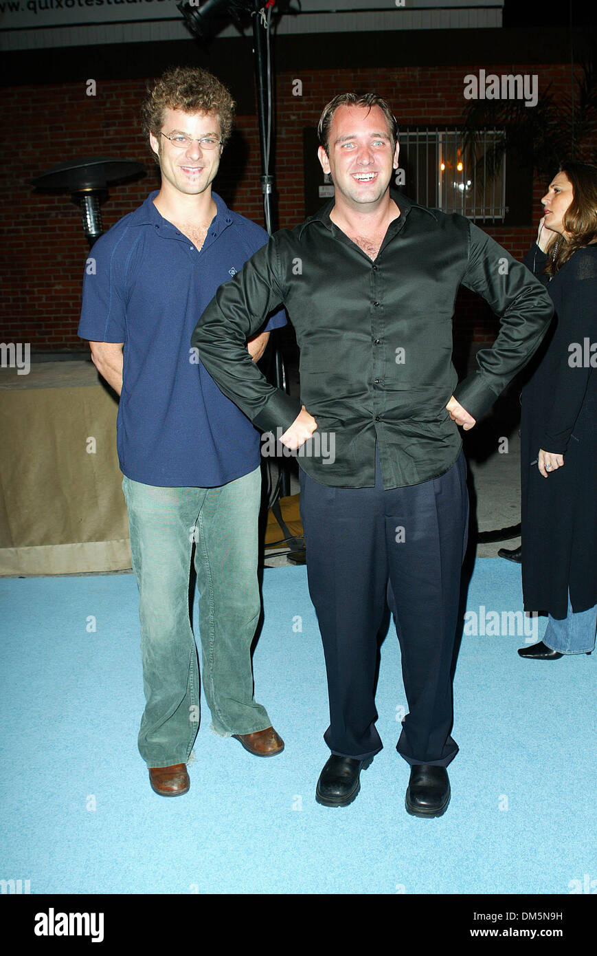 Ottobre 24, 2002 - Los Angeles, California - MATT STONE E TREY PARKER..SOUTH PARK'S 5TH Festa Anniversario.A QUIXOTE Studios di Los Angeles, CA. FITZROY BARRETT / 10-24-2002 K26856FB (D)(Immagine di credito: © Globo foto/ZUMAPRESS.com) Foto Stock