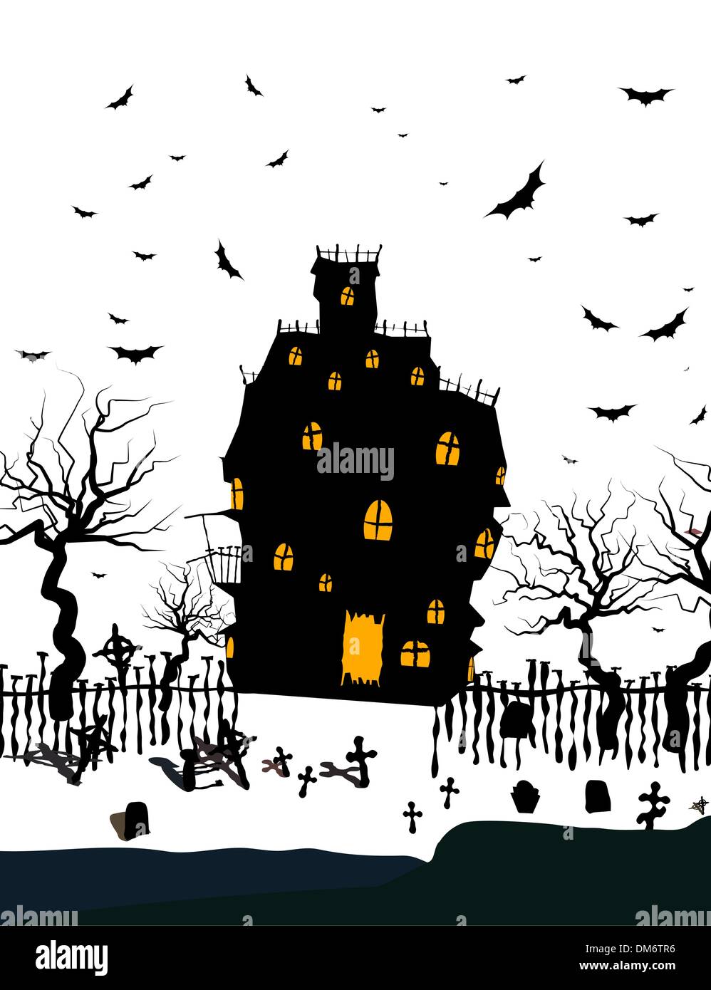 Casa stregata Illustrazione Vettoriale