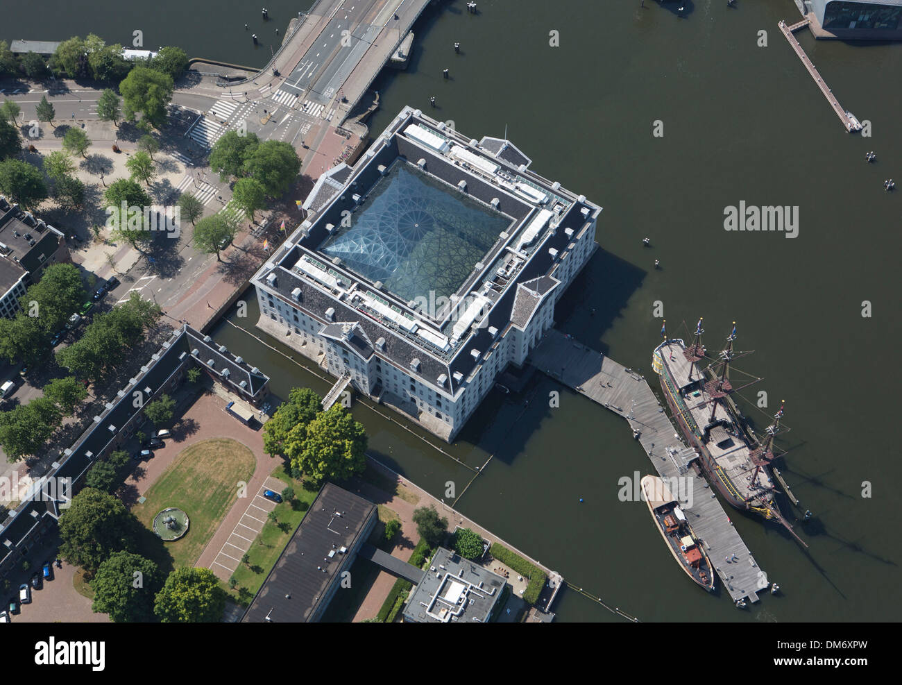 Il museo nautico in Amsterdam Foto Stock