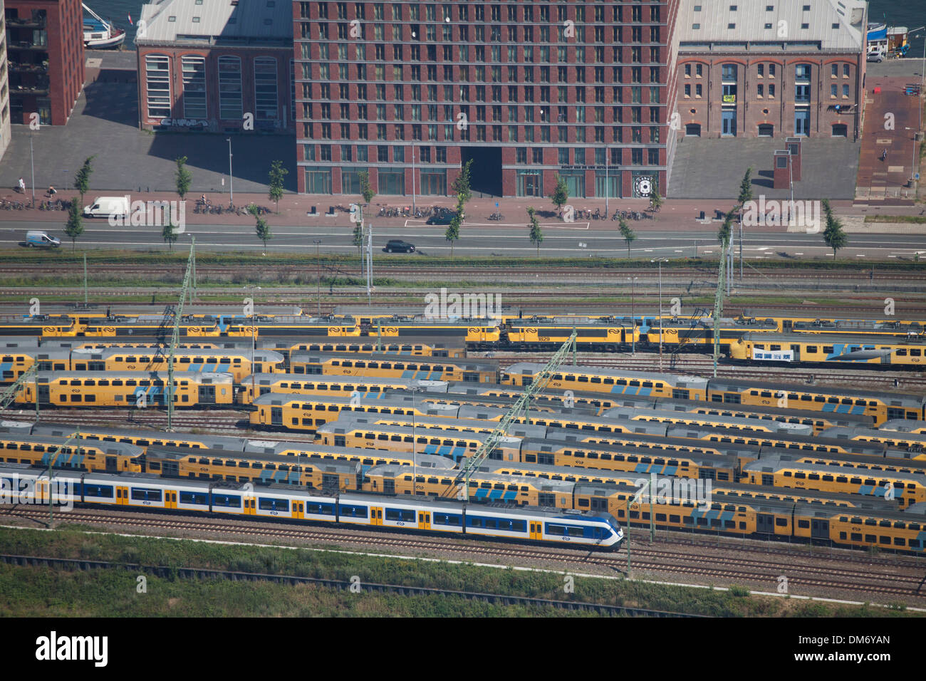 Ferrovie olandesi Foto Stock