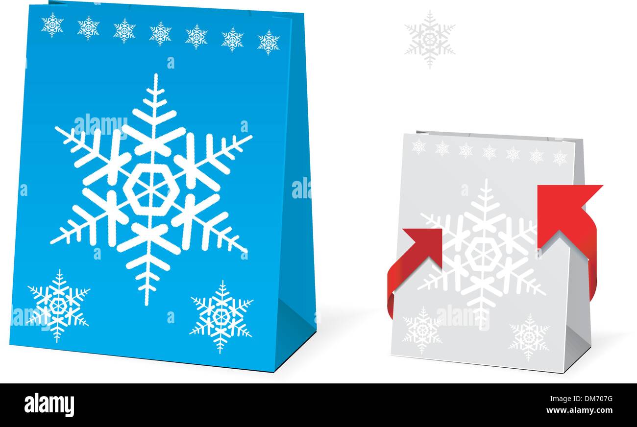 Carta di Natale borsa Progettare Illustrazione Vettoriale