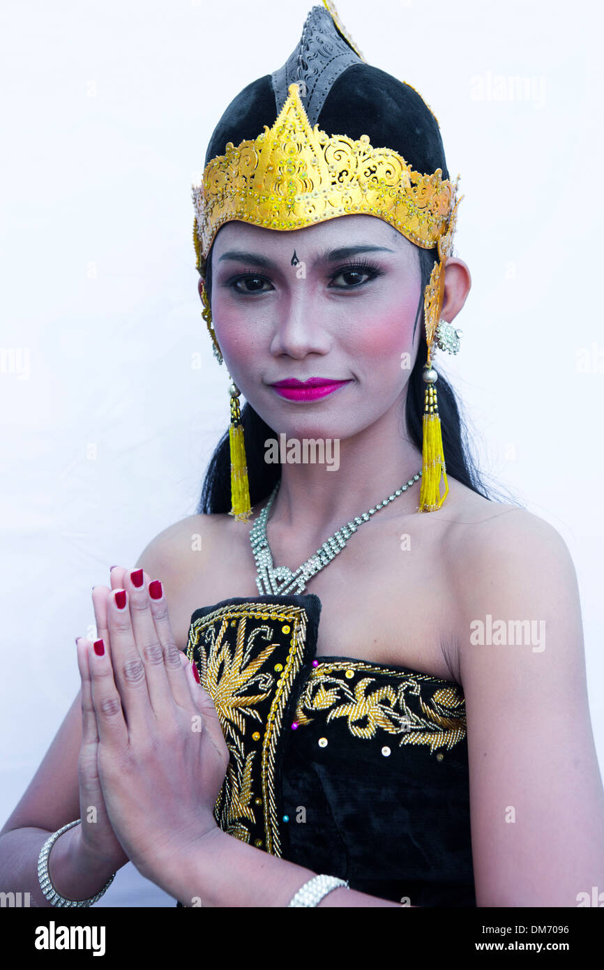 Ballerino Thai/attore di teatro per giocare Foto Stock