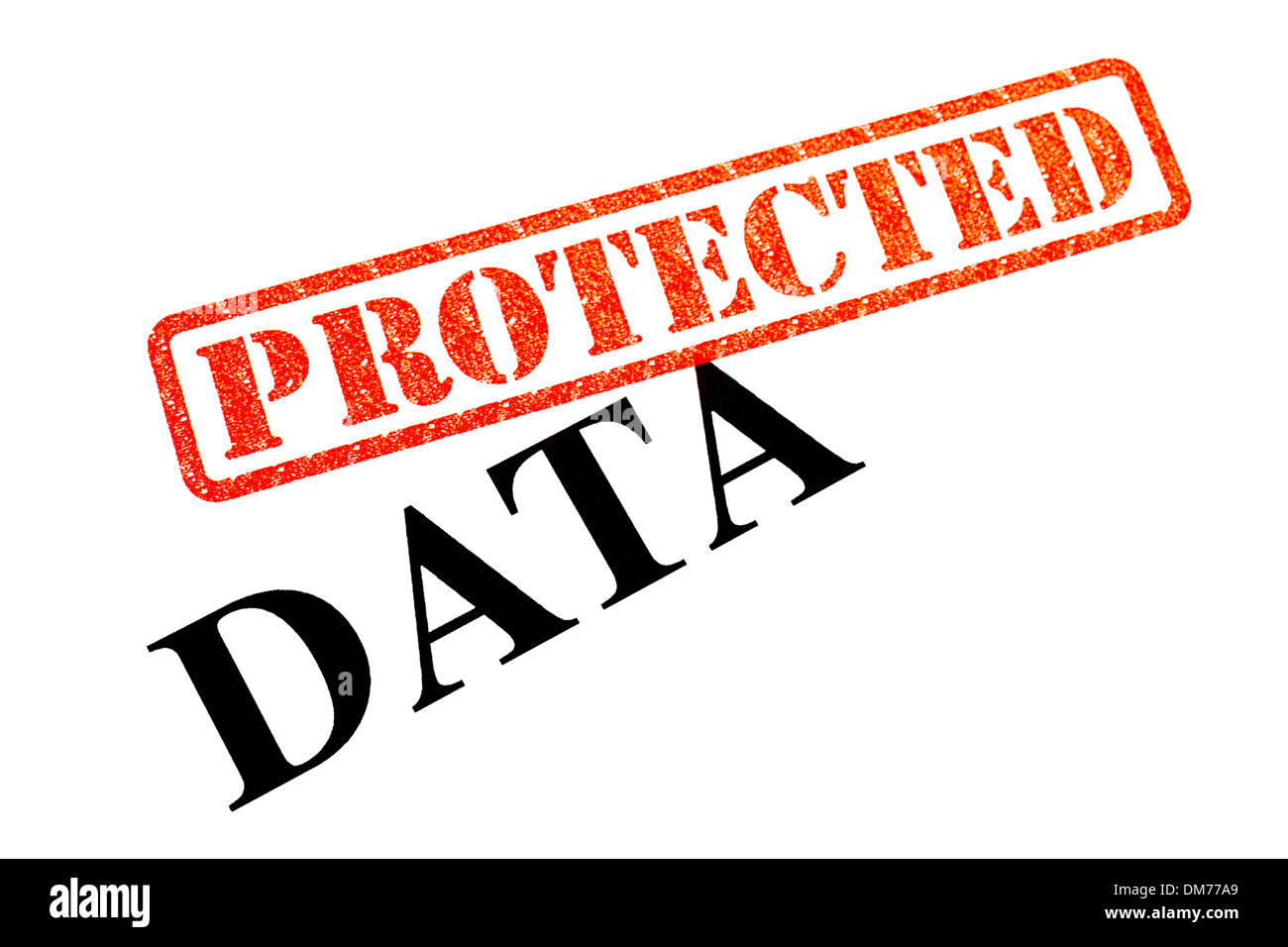 I vostri dati sono protetti. Foto Stock
