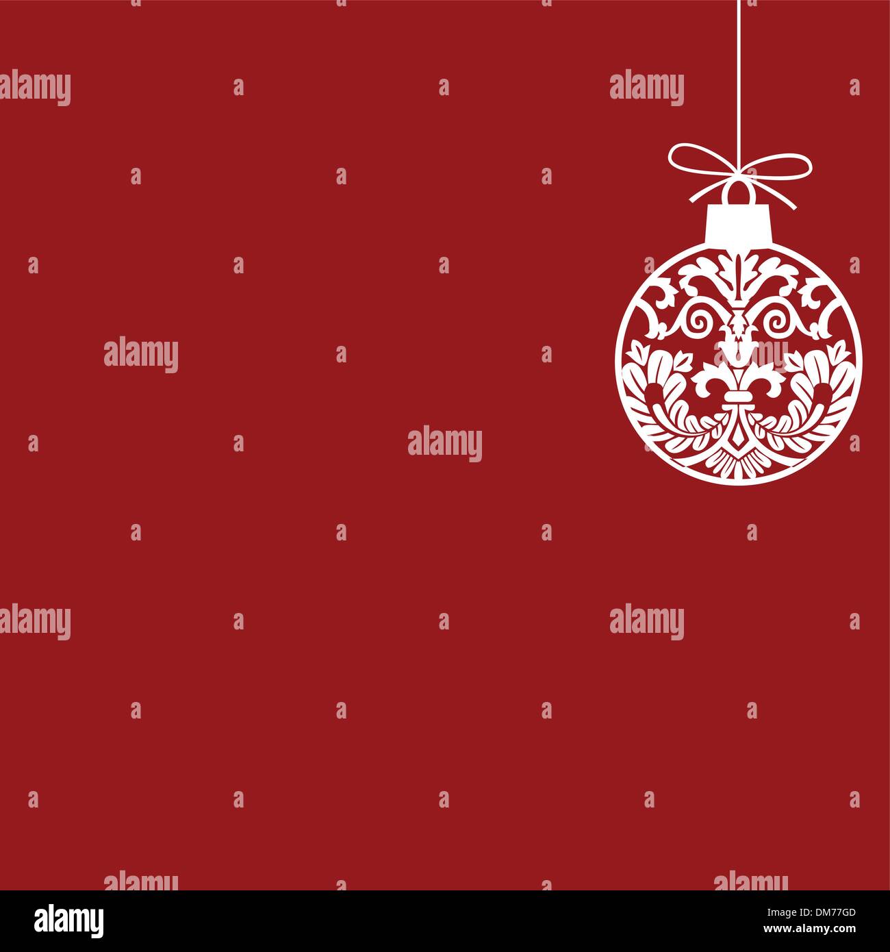 Addobbi natale sfere Illustrazione Vettoriale