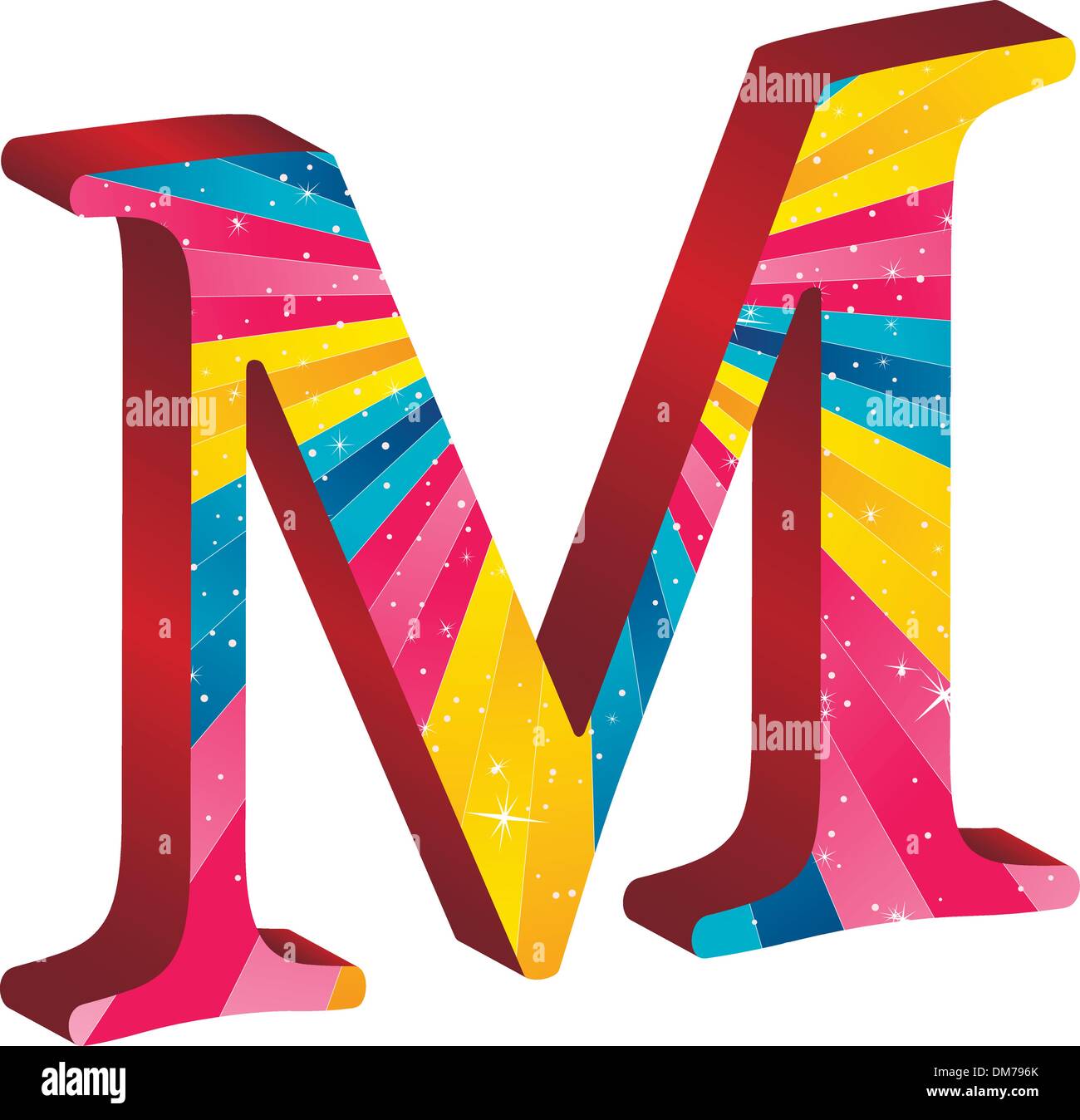 Alfabeto da colorare Immagini Vettoriali Stock - Alamy
