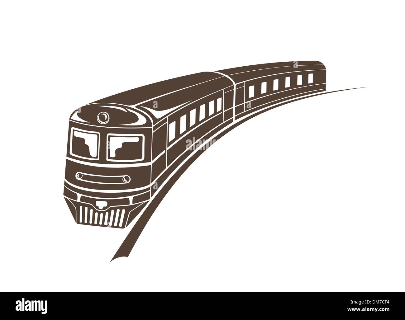treno moderno Illustrazione Vettoriale
