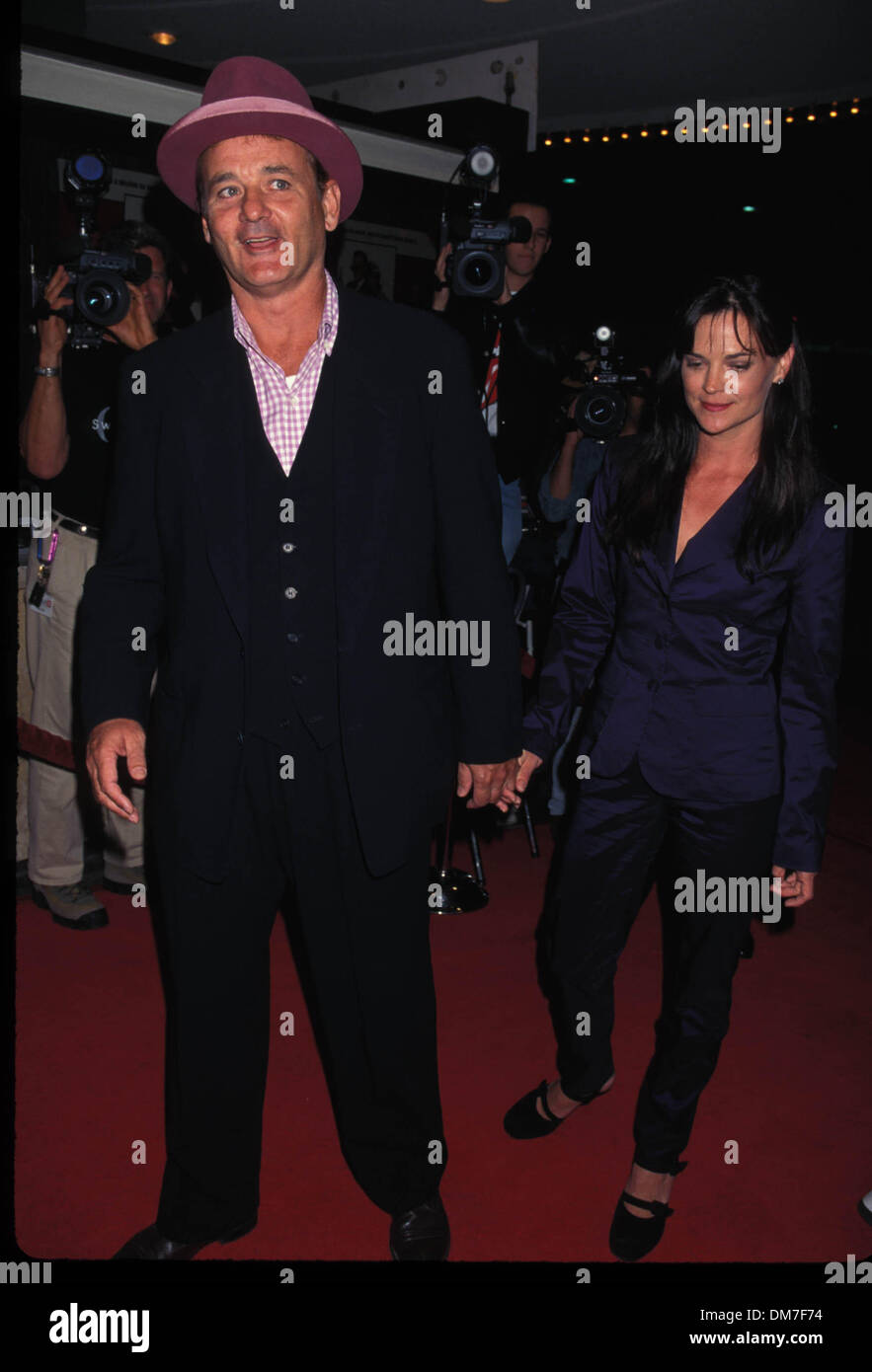 Il 1 gennaio, 1997 - K10474LR.L'uomo che sapeva troppo poco .Bill Murray e la moglie JENNIFER 1997. LISA ROSE - Foto di credito(Immagine: © Globo foto/ZUMAPRESS.com) Foto Stock