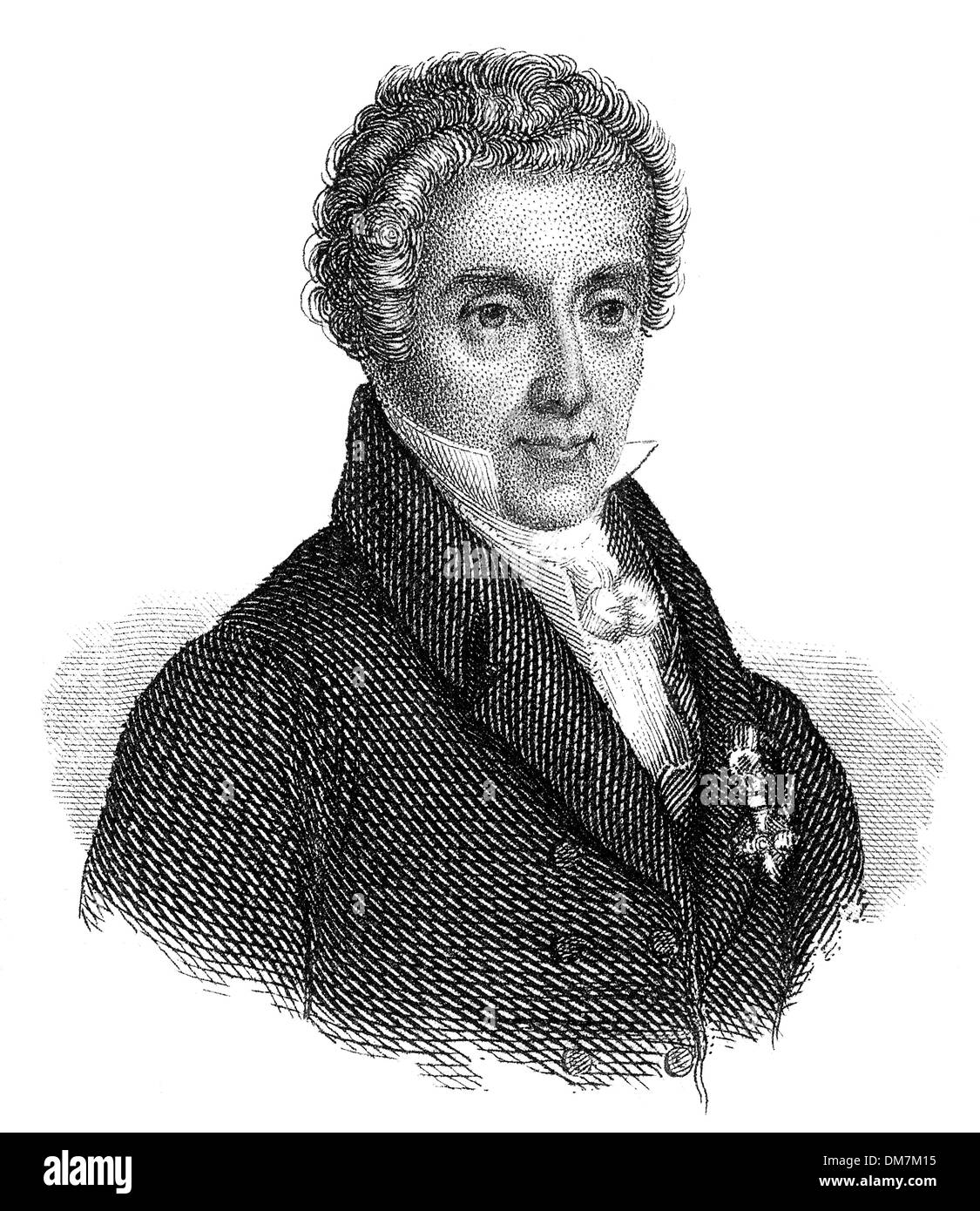 Luigi Carlo Zenobio Salvatore Maria Cherubini, 1760 - 1842, compositore italiano Foto Stock