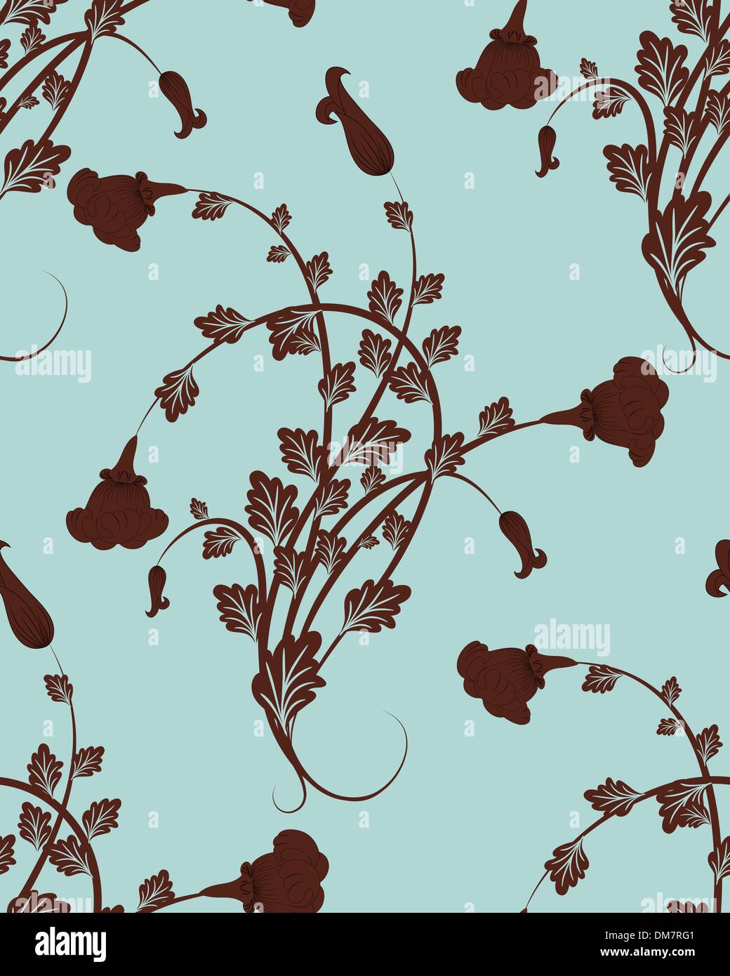 Seamless sfondo floreale Illustrazione Vettoriale
