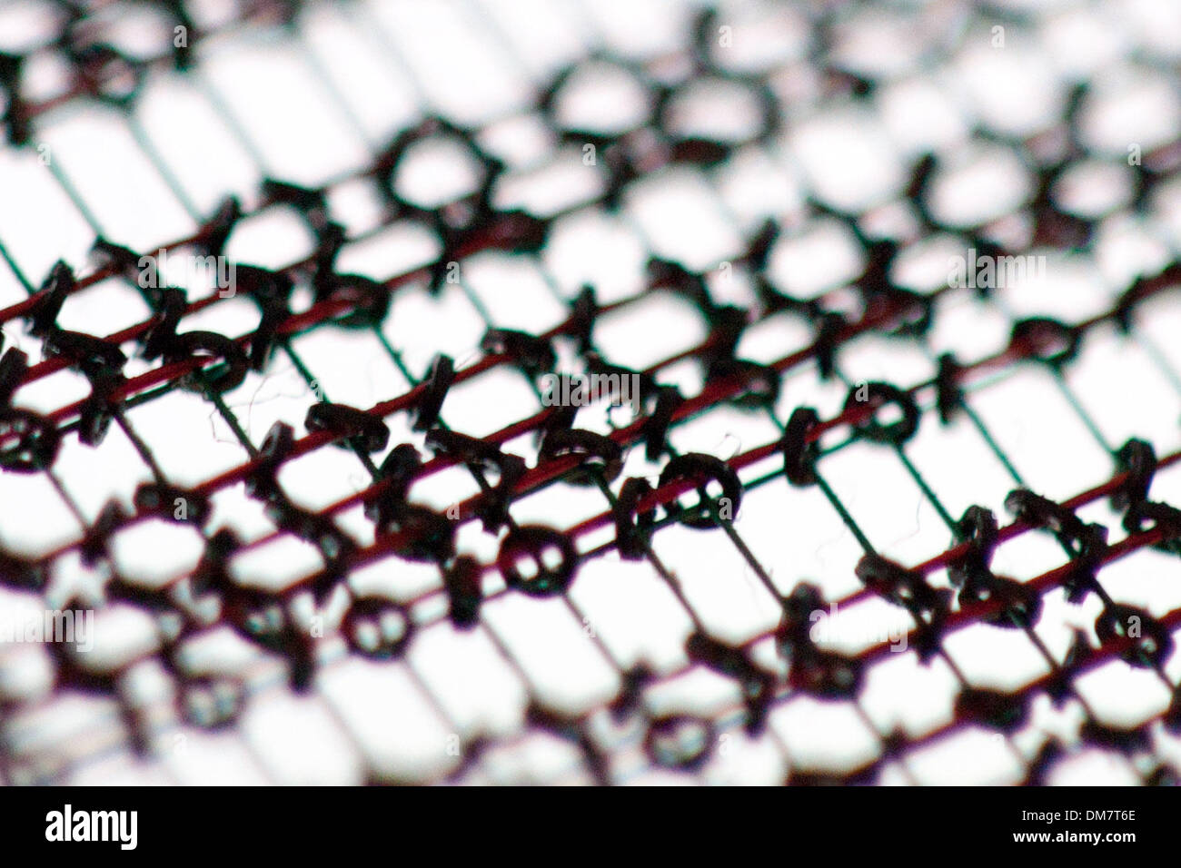 Un magnetico-core scheda di memoria da un IBM/360 sistema da ca. 1966 Foto Stock