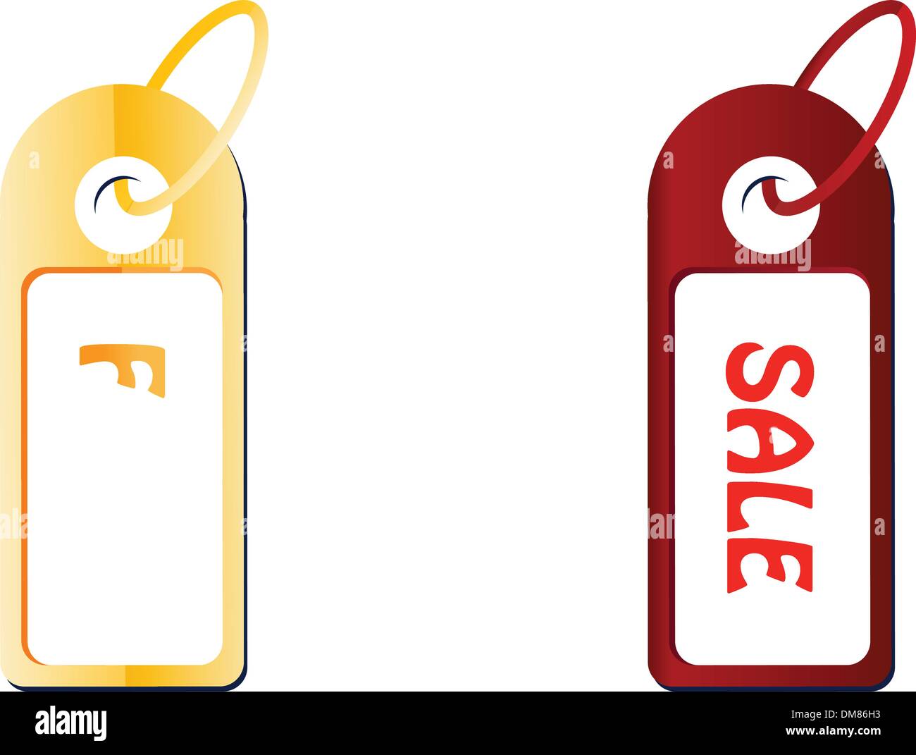 Vendita discount tags Illustrazione Vettoriale