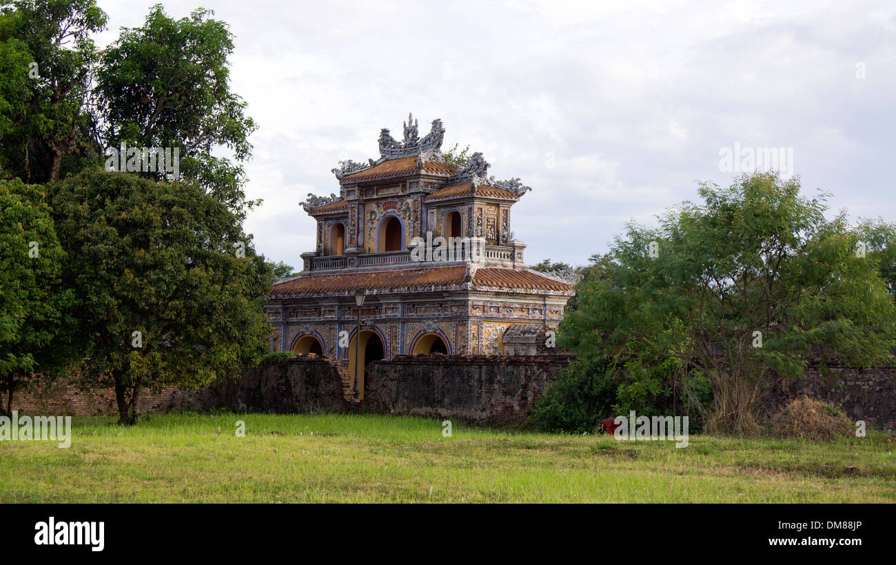 Tempio buddista Hue Vietnam del Sud-est asiatico Foto Stock