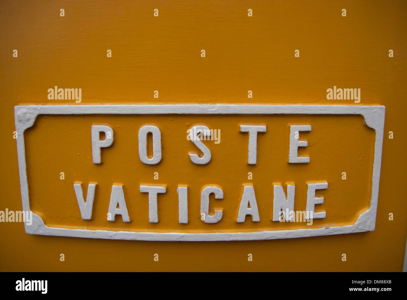 Poste Vaticane presso la Basilica di San Pietro in Roma. Foto Stock