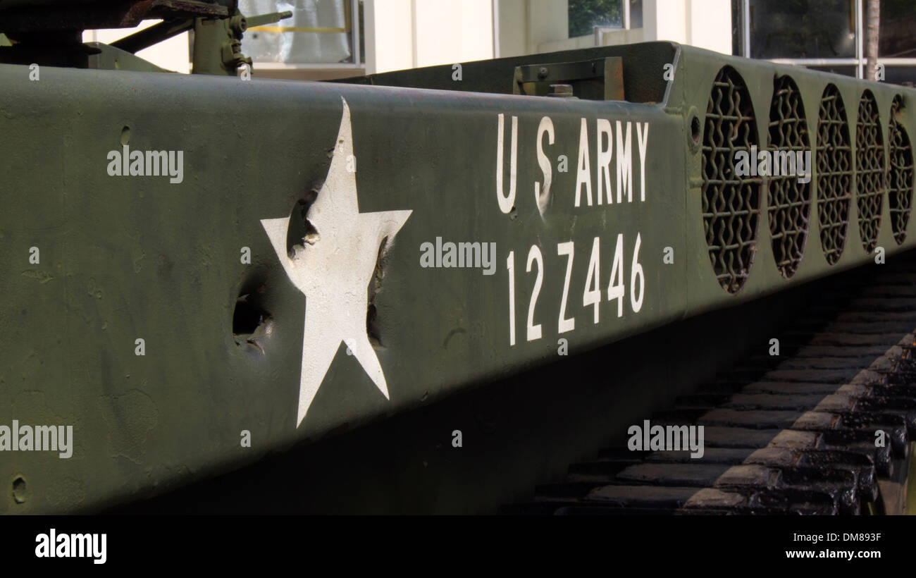 US Army serbatoio Hanoi Vietnam del Sud-est asiatico Foto Stock