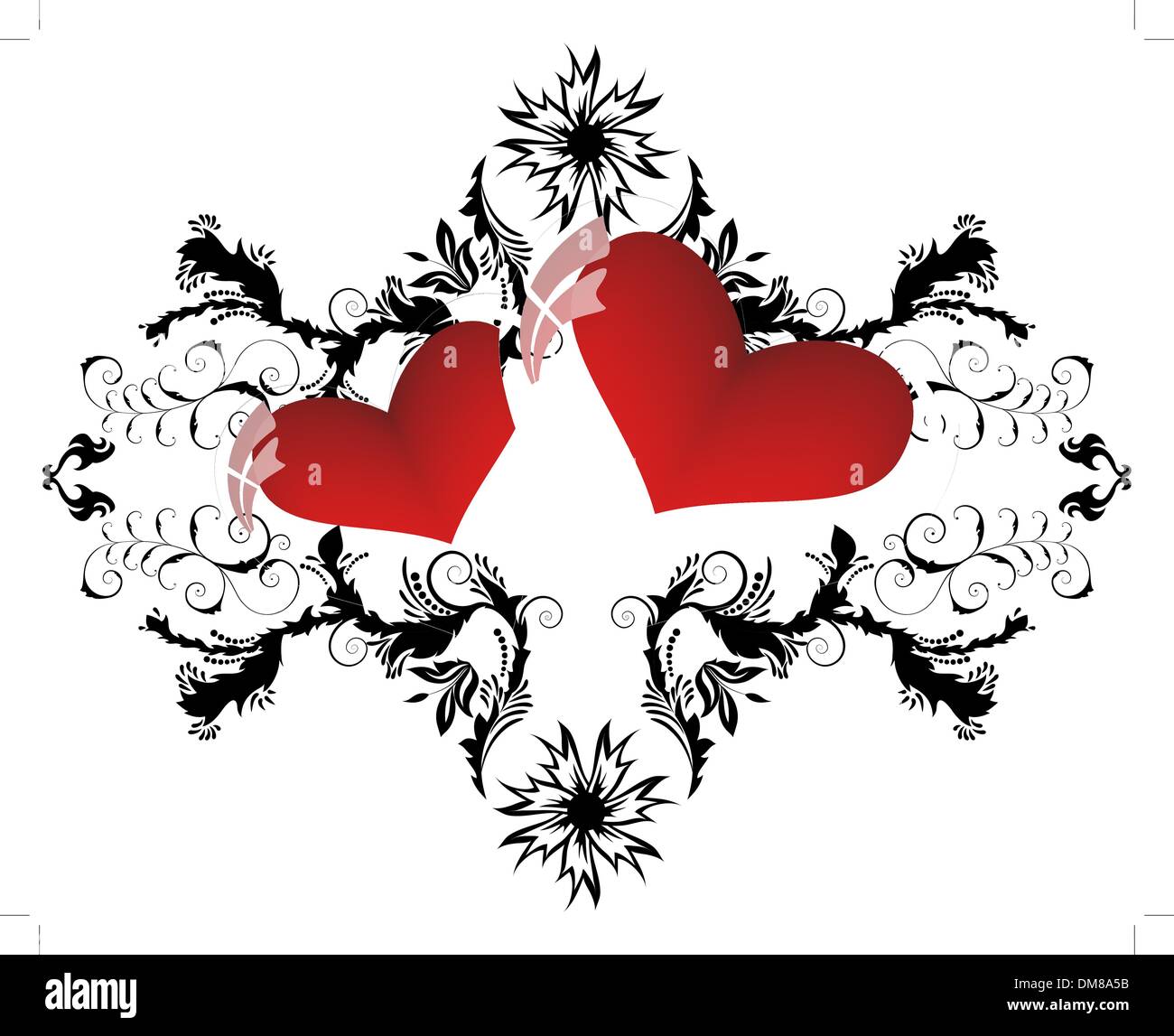 cartolina di San Valentino Illustrazione Vettoriale