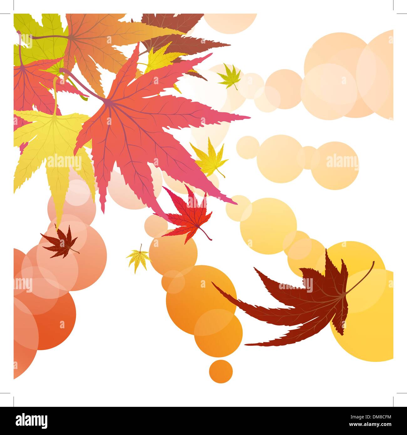 Foglie di autunno Illustrazione Vettoriale
