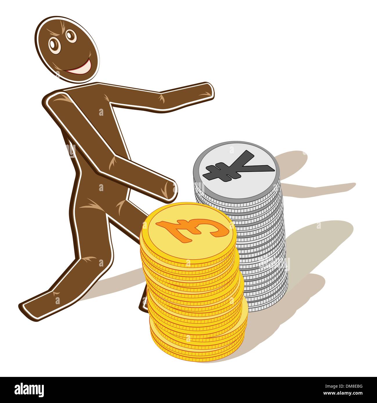 Musica e finanza (5) Illustrazione Vettoriale