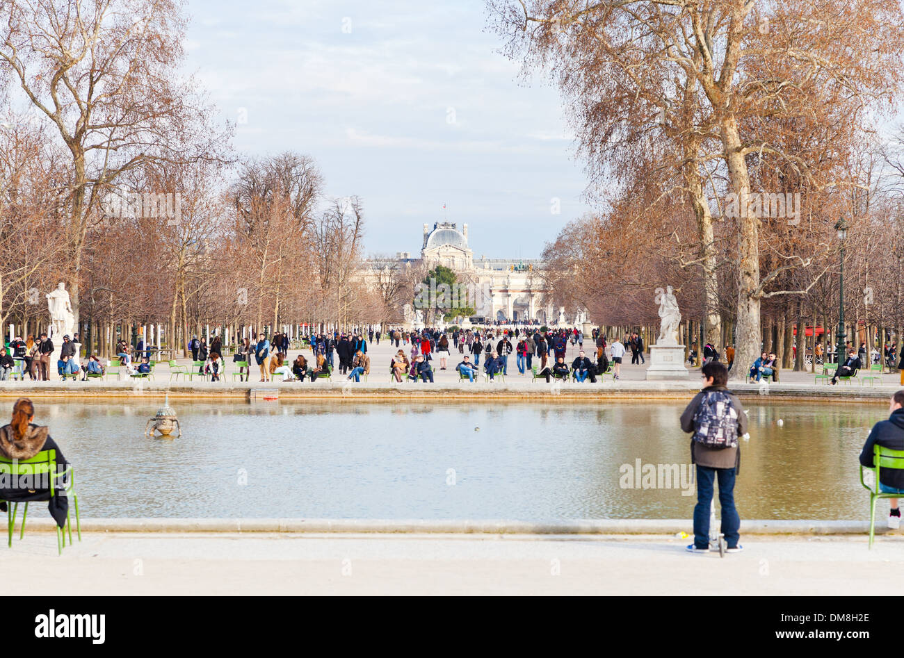 Giardino delle Tuileries, Parigi Foto Stock