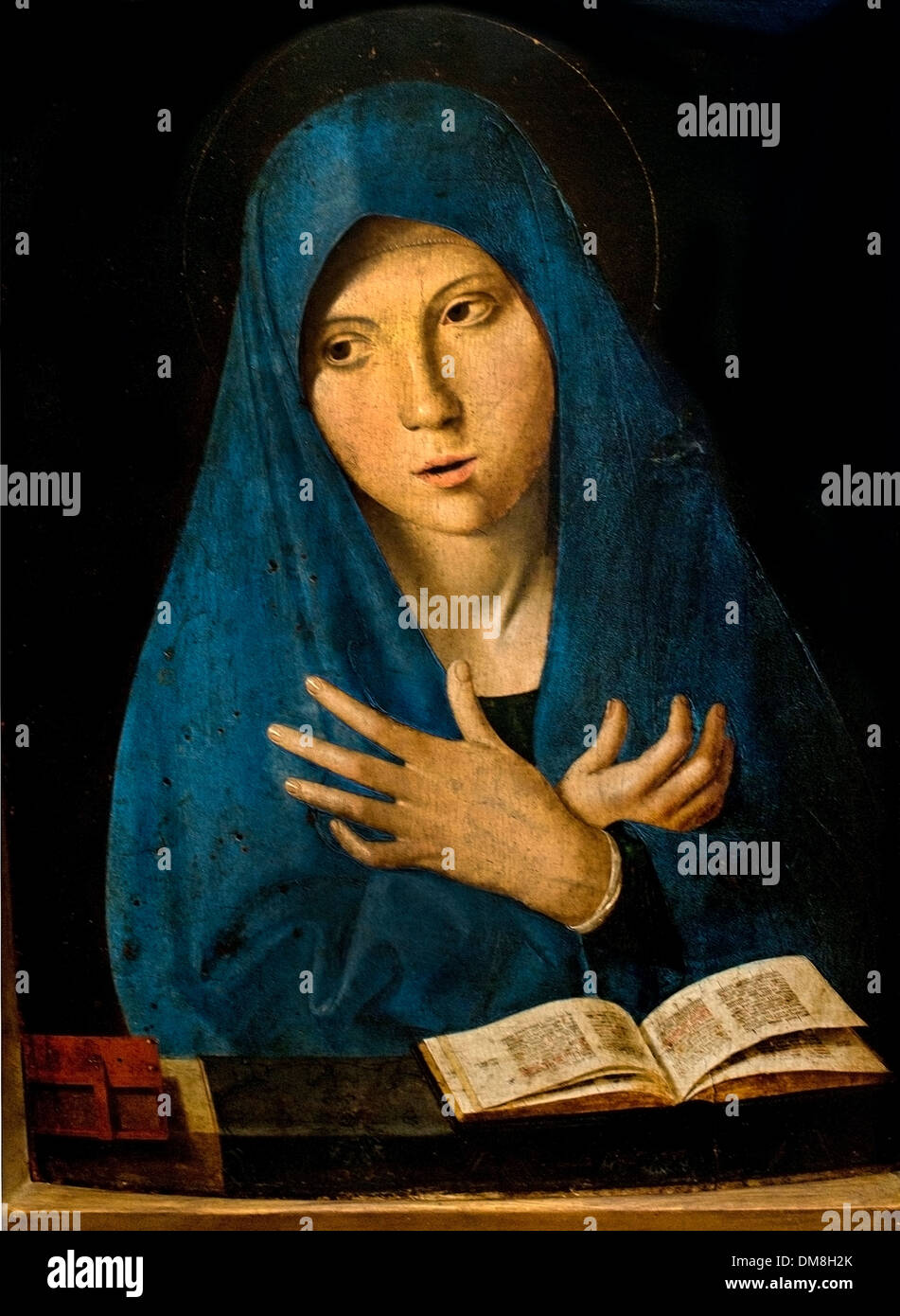 L'Annunciazione 1473 Antonello da Messina (1430-1479 Italia Italiano Foto Stock