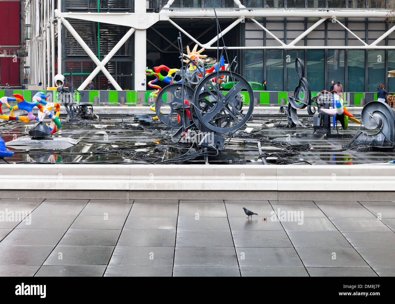 Fontana Stravinsky a Parigi Foto Stock