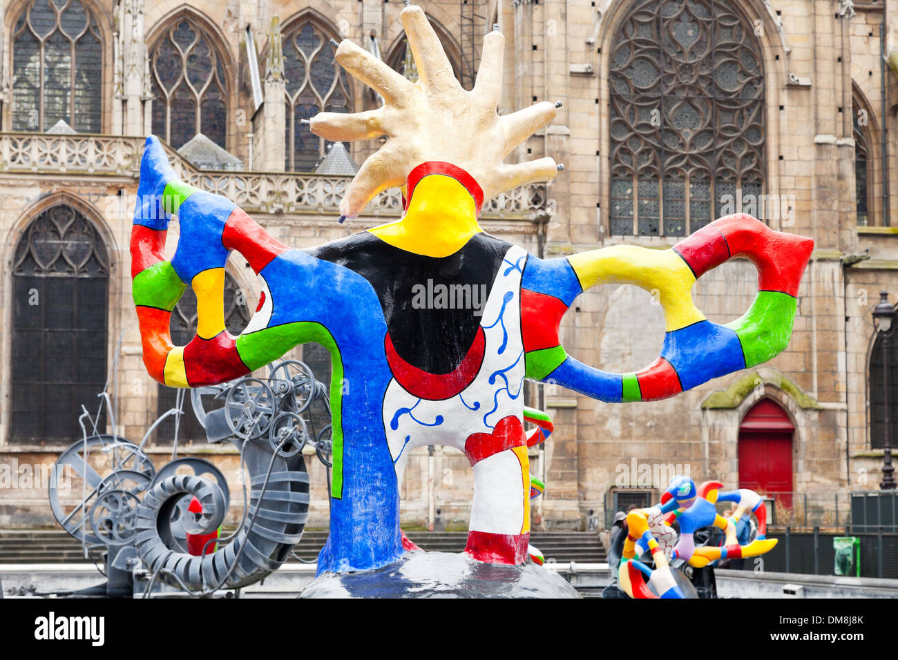 Fontana Stravinsky a Parigi Foto Stock