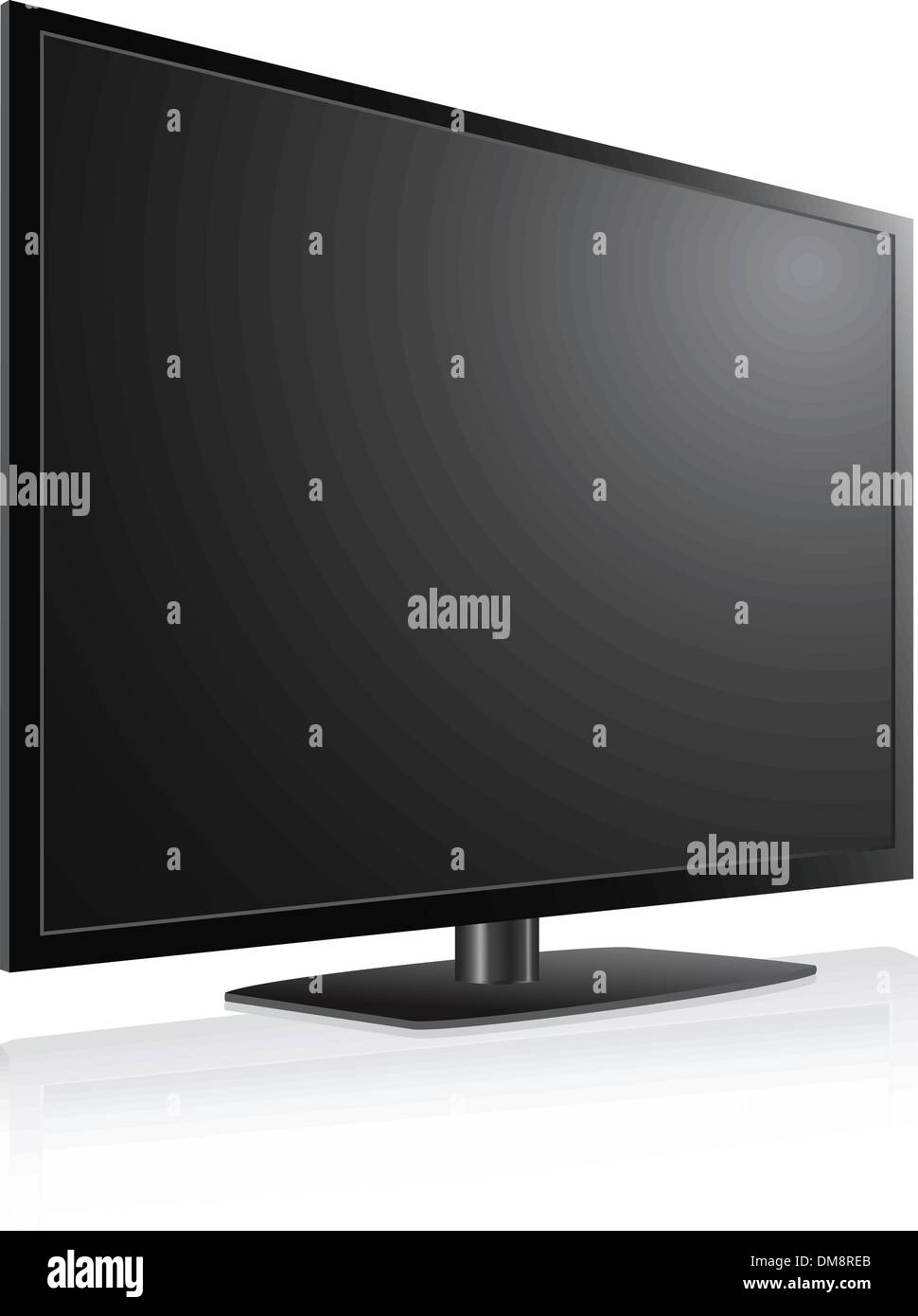 Display LCD di colore nero, LED, schermo TV al plasma Immagine e Vettoriale  - Alamy