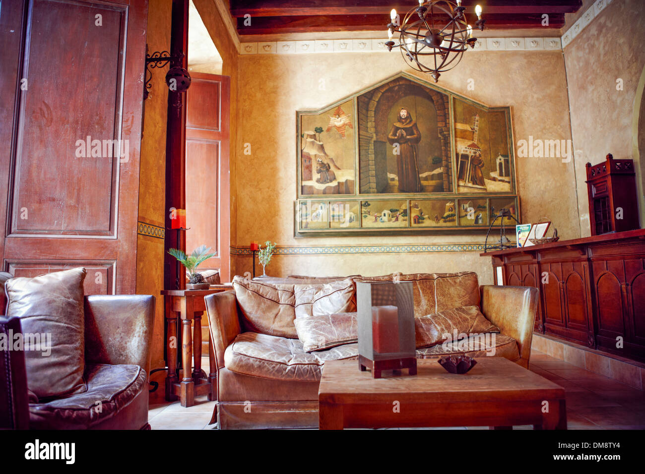 Area soggiorno cubano - home Foto Stock