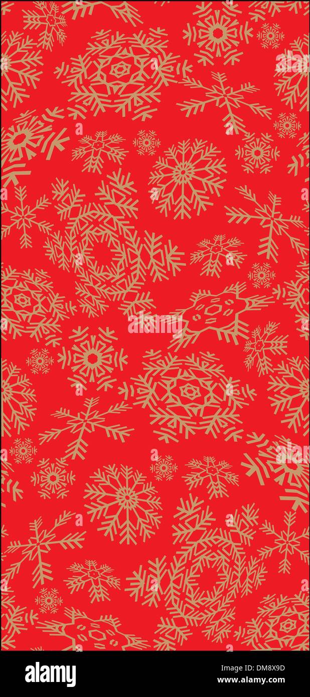 Seamless schema a fiocco di neve Illustrazione Vettoriale