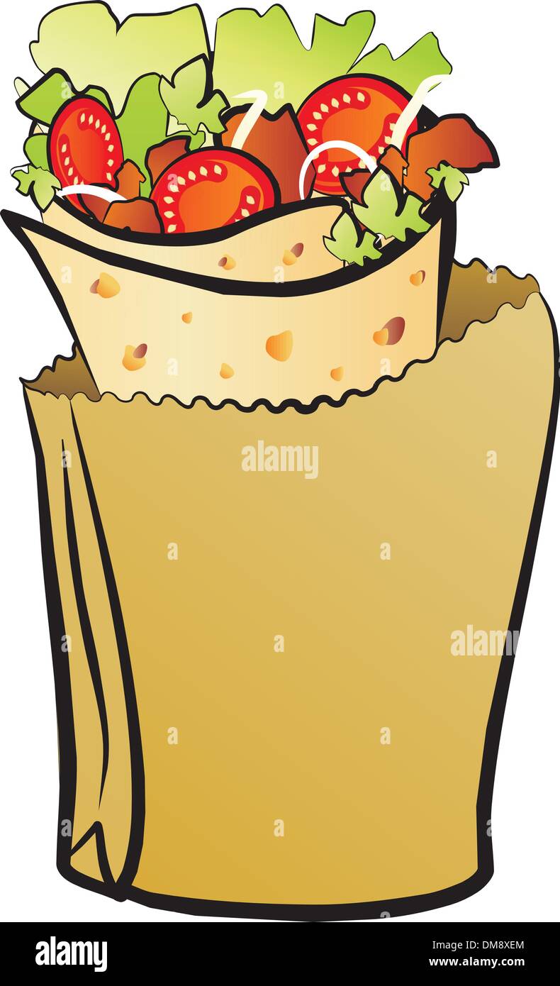 Kebab Illustrazione Vettoriale