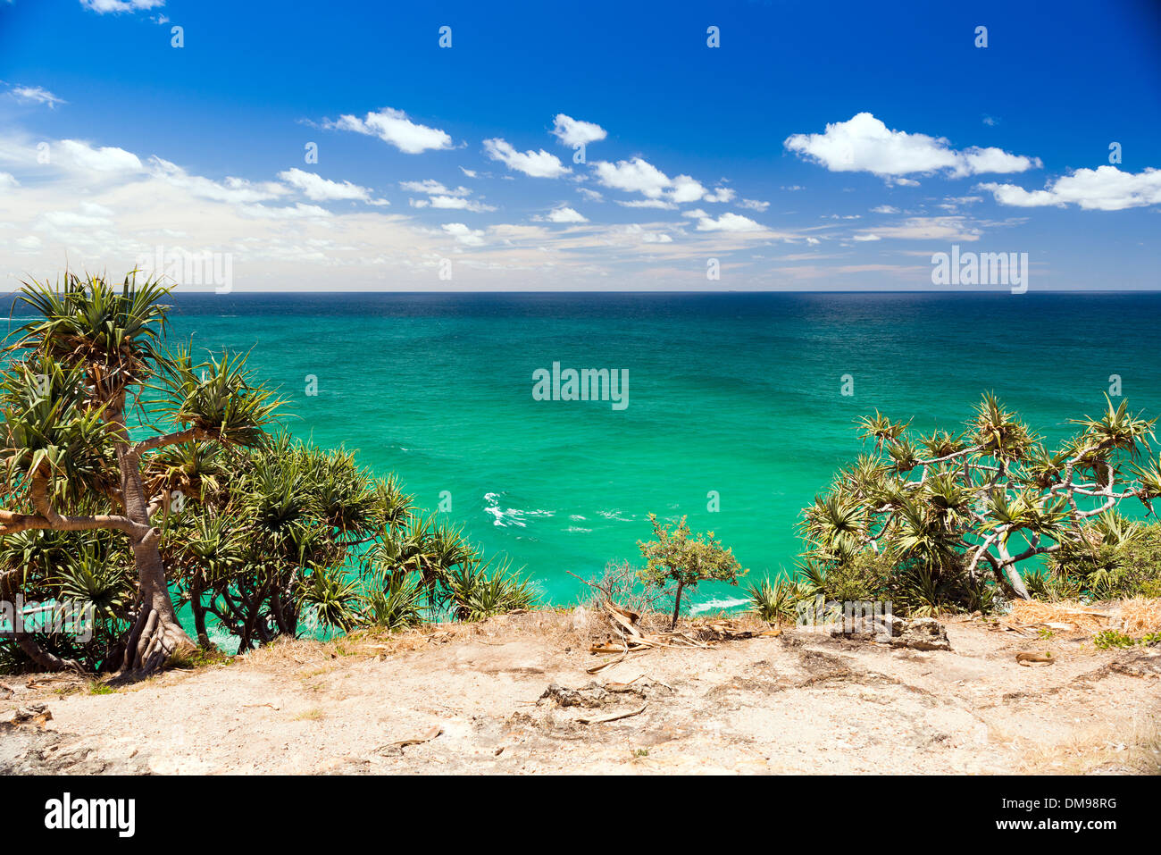 Vedute dell'oceano da Stradbroke Island, Queensland Australia Foto Stock