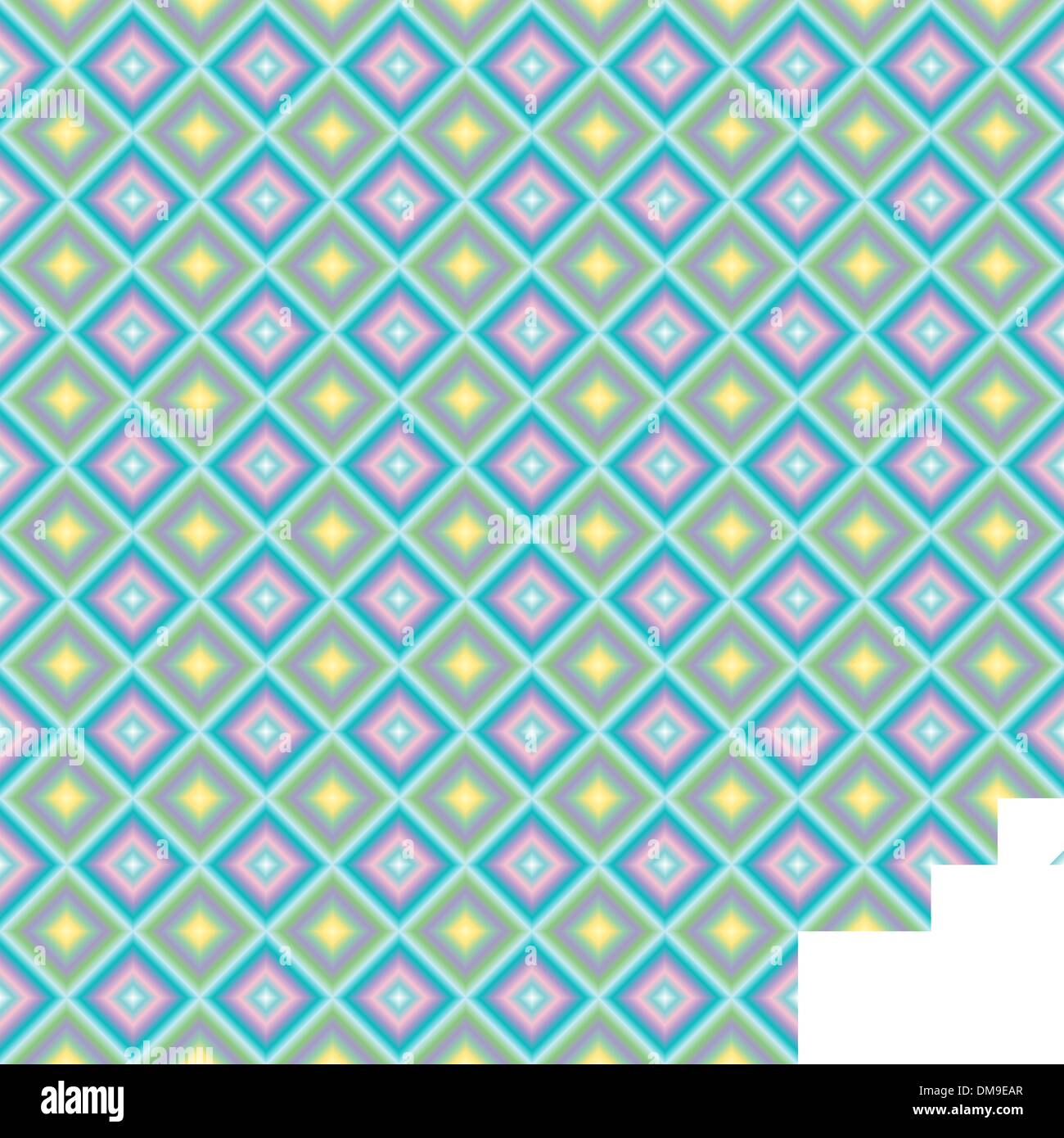 Piazze pastello oblic esteso Illustrazione Vettoriale