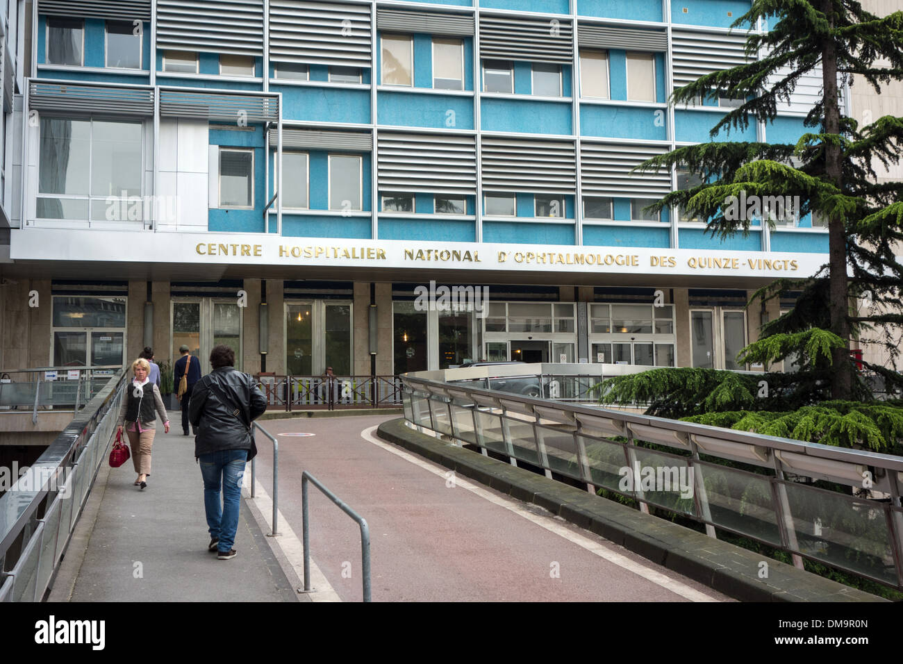 Ingresso alla Nazionale di Oftalmologia ospedale DES QUINZE-VINGT, ospedale su 15-20, Rue de Charenton, 12esimo arrondissement, Parigi, Francia Foto Stock