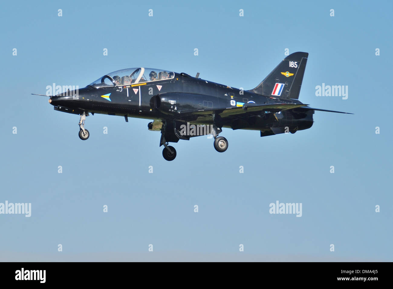 Hawk Trainer per jet veloci piloti - RAF Valley, Anglesey nel Galles Foto Stock