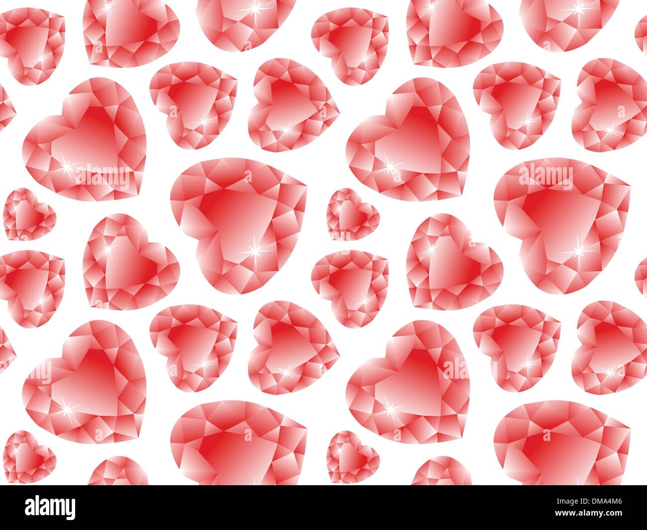 Valentino pattern di diamanti Illustrazione Vettoriale