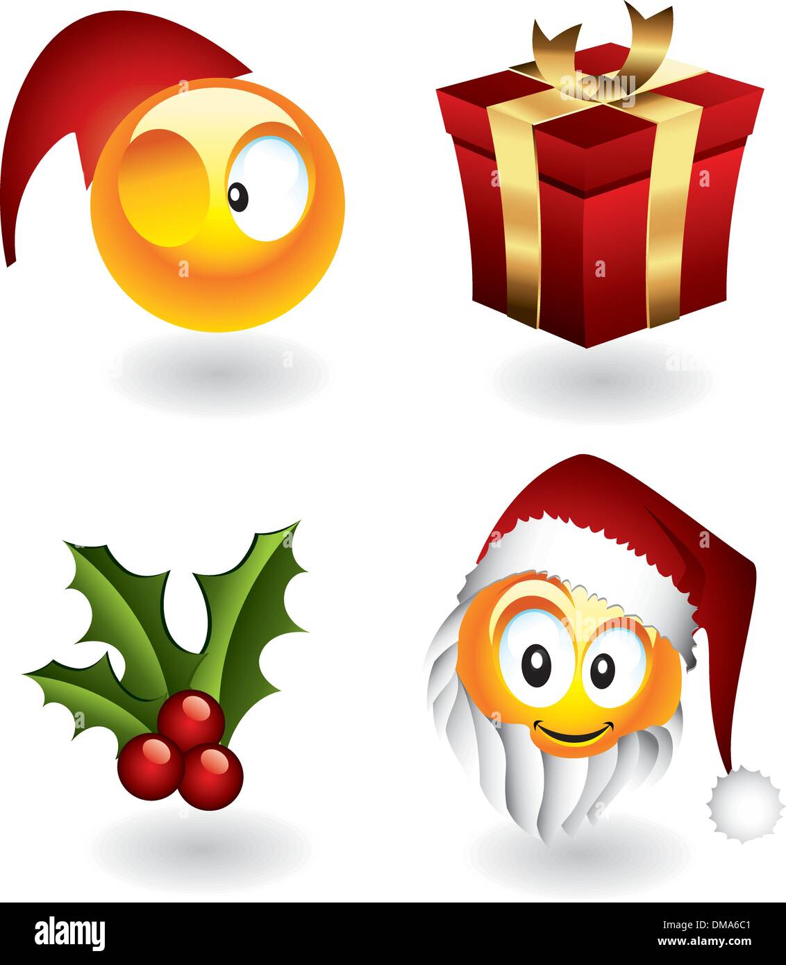 Emoticon Di Natale.Emoticons Christmas Immagini E Fotos Stock Alamy