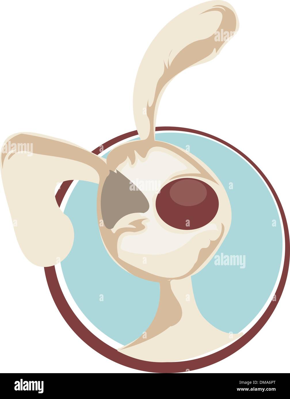 Grazioso cucciolo maculato Illustrazione Vettoriale