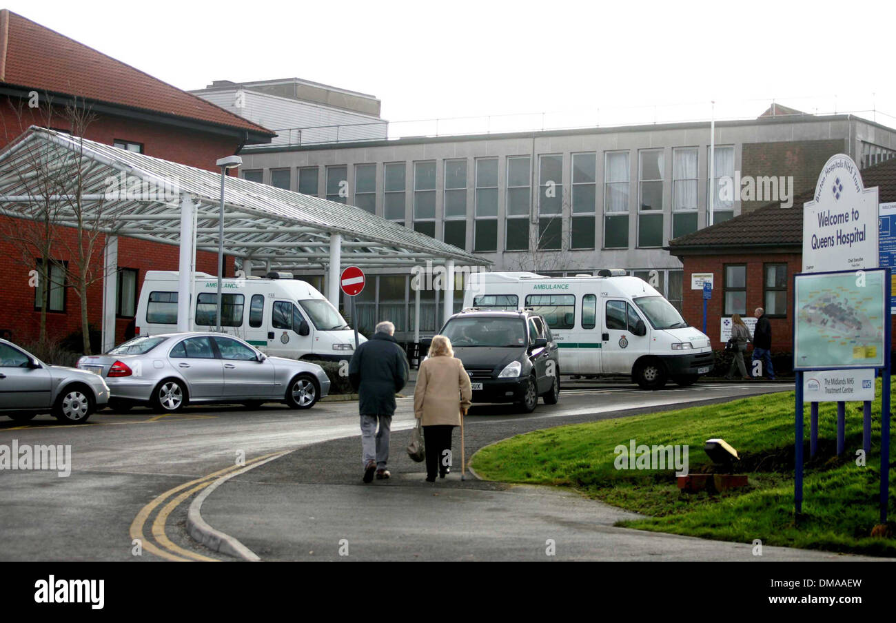 Queens ospedale in Burton-upon-Trent, Staffordshire. Foto Stock