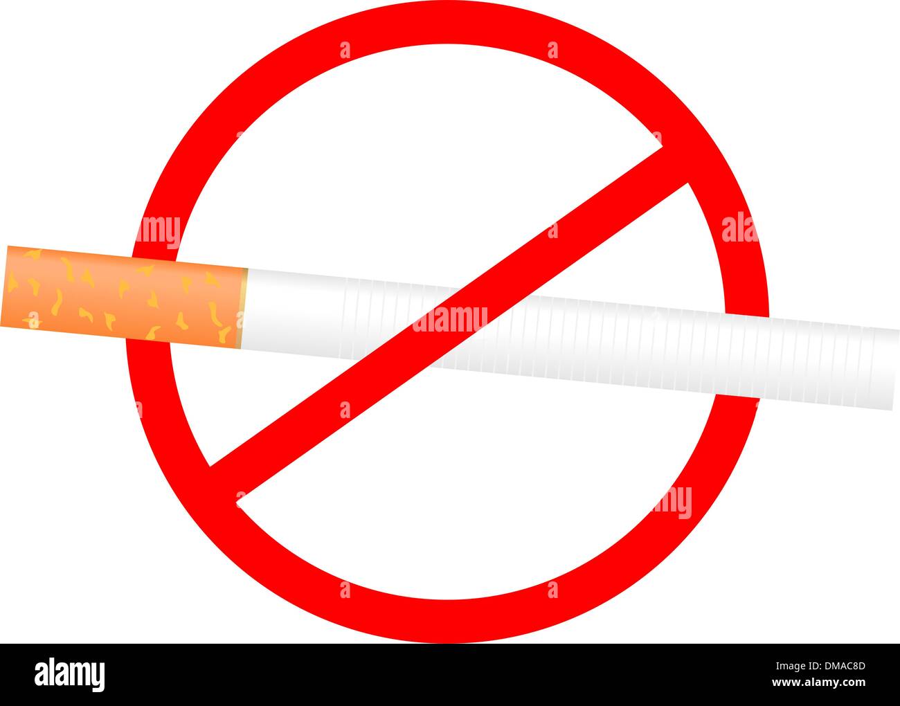 Segno non fumatori Illustrazione Vettoriale